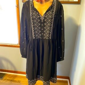 Long sleeve peasant dress